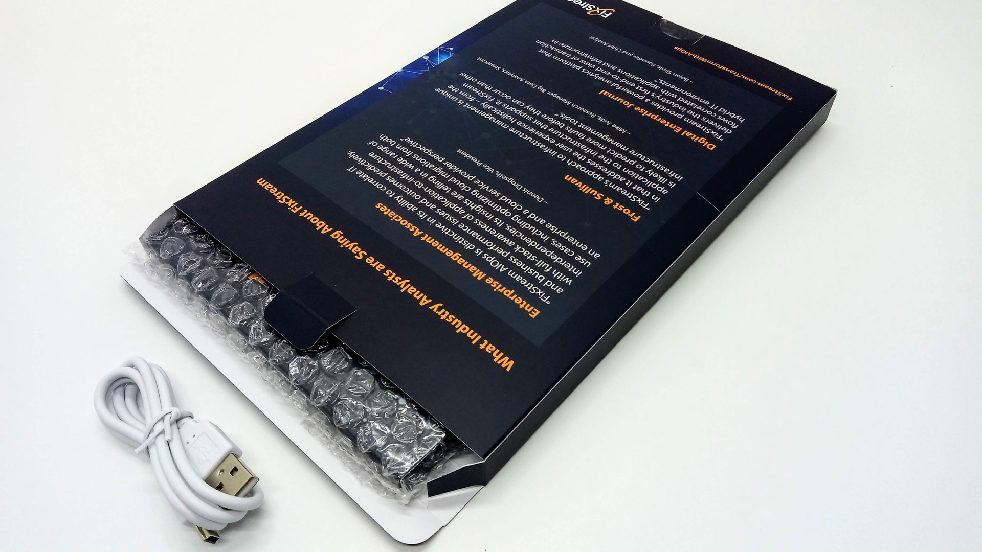 printed carton for mailing bubble wrapped A5 video brochures
