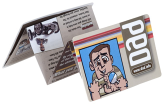 Concertina Zig-Zag Cards - Zig Zag Fold Card Printing | Curveball Printed Media