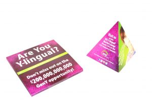 Pop-Up Pyramid - 3D Pop-Up Envelope Cards | Curveball Print Media