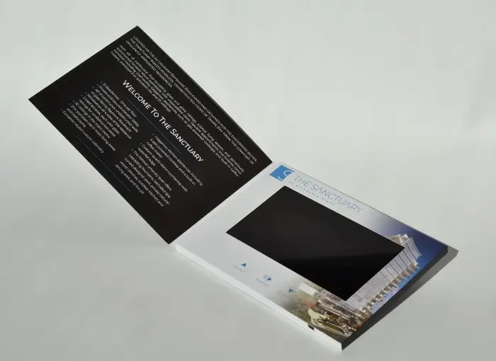 softcover video brochure